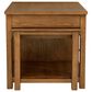 Pacific Landing Mayfair 3-Piece Kitchen Island with Extension Table in Dark Oak, , large