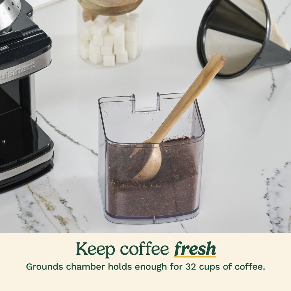 Cuisinart Supreme Grind Automatic Burr Mill Coffee Grinder in Black Stainless, , large