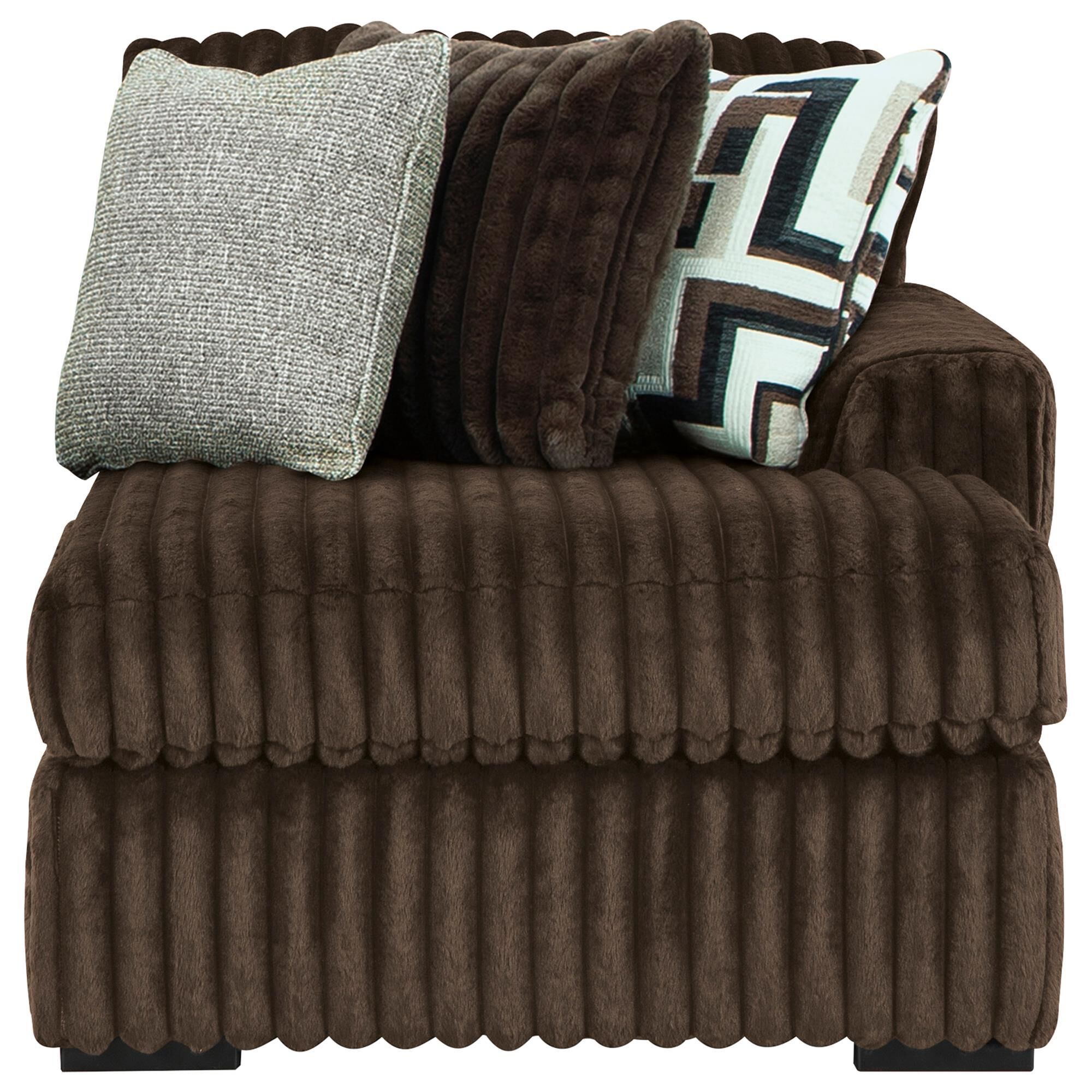 Ashley Midnight-Madness 4-Piece Right Facing Sectional with Chaise