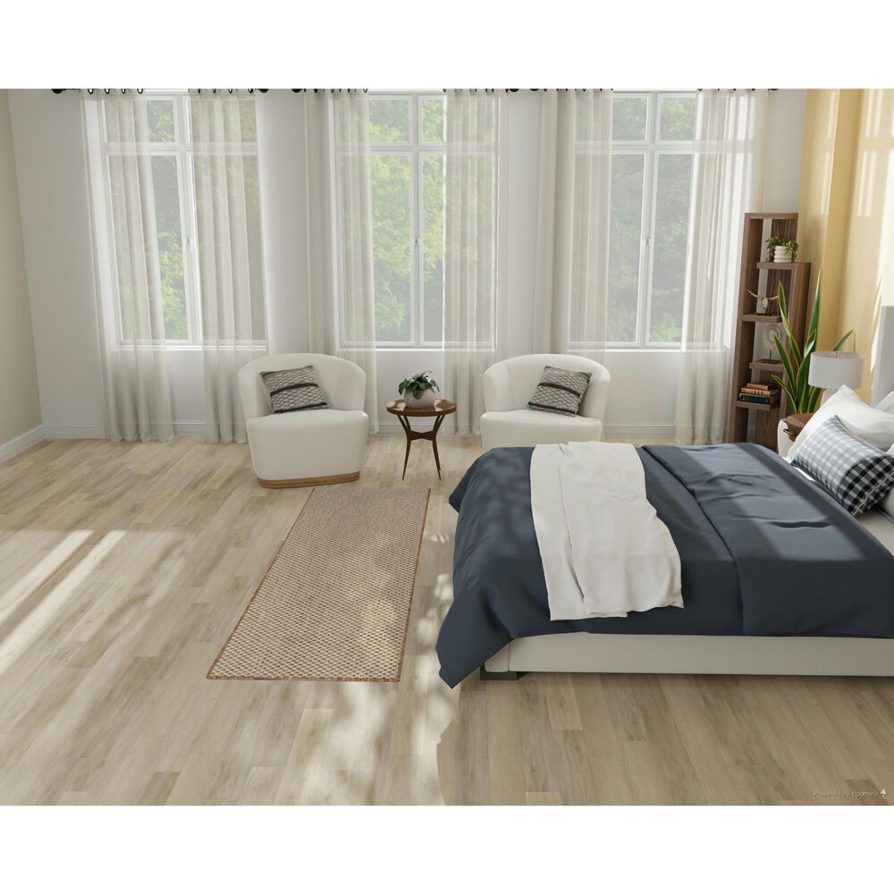 Nourison Courtyard Jute and Ivory 2&#39;2&quot; x 8&#39; Indoor/Outdoor Runner, , large