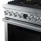 Dacor 36" Professional Gas Range in Silver Stainless Steel, , large