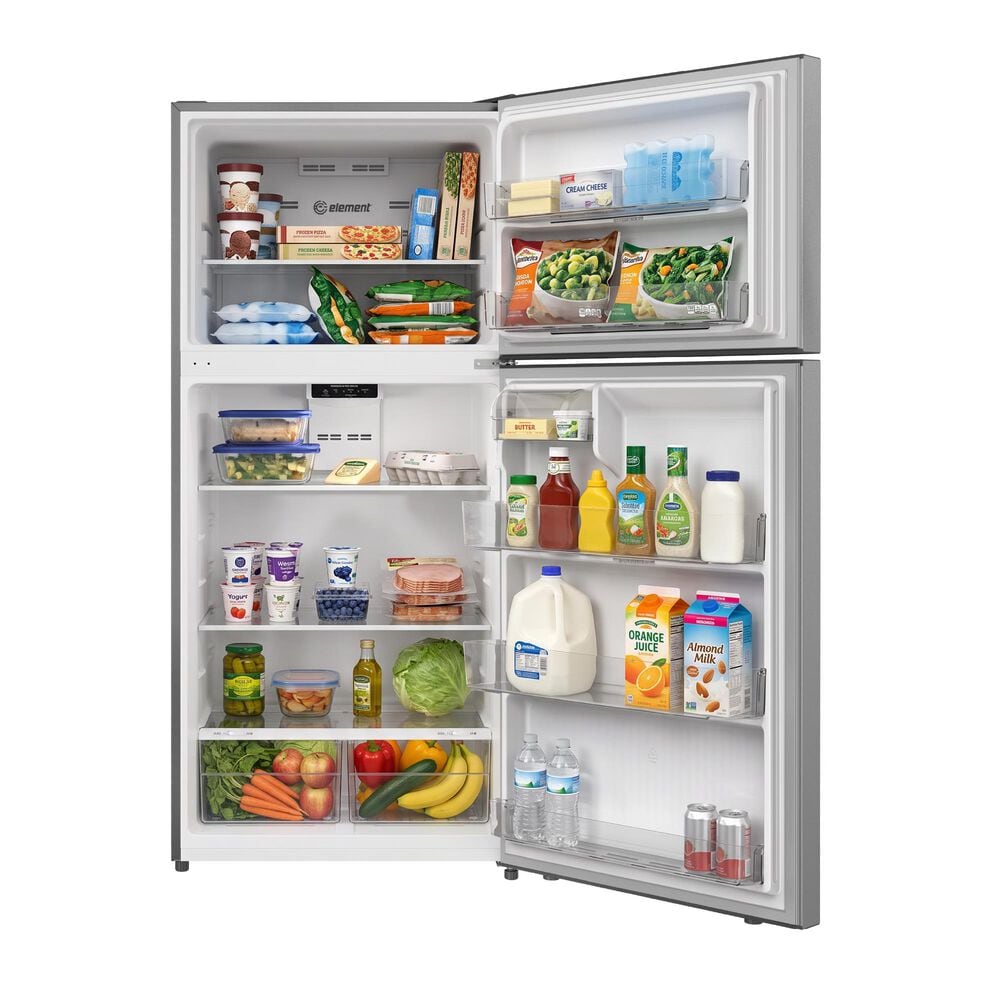 Element 18.2 Cu. Ft. Top Freezer Refrigerator in Stainless Steel, , large