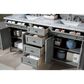 James Martin Vanities Brittany 72" Double Bathroom Vanity in Urban Gray with 3 cm Carrara White Marble Top and Rectangle Sinks, , large