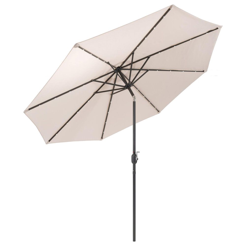 CorLiving Patio LED Umbrella in Beige, , large