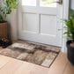 Dalyn Rug Company Nouveau NV10 1"8" x 2"6" Brown Indoor/Outdoor Area Rug, , large
