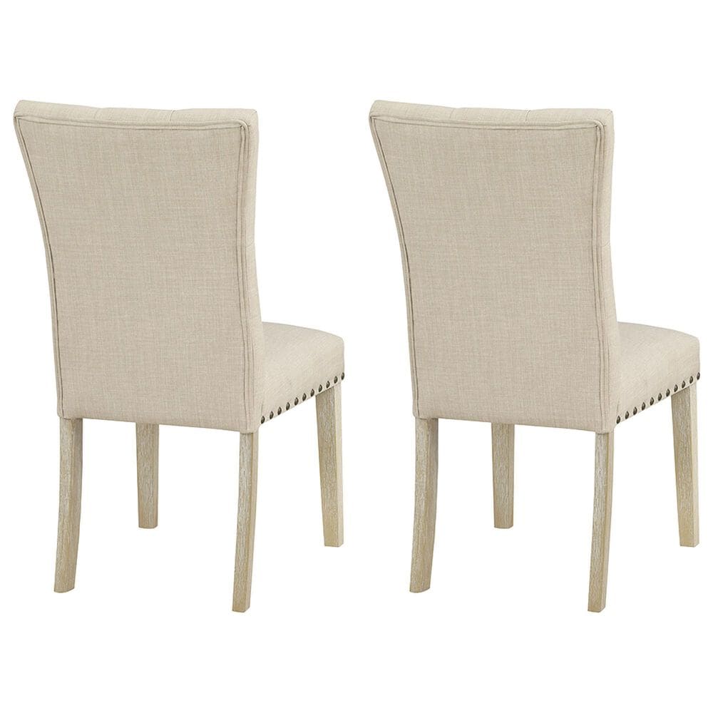 Valor Living Preston Side Chair with Burlap Cushion (Set of 2), , large