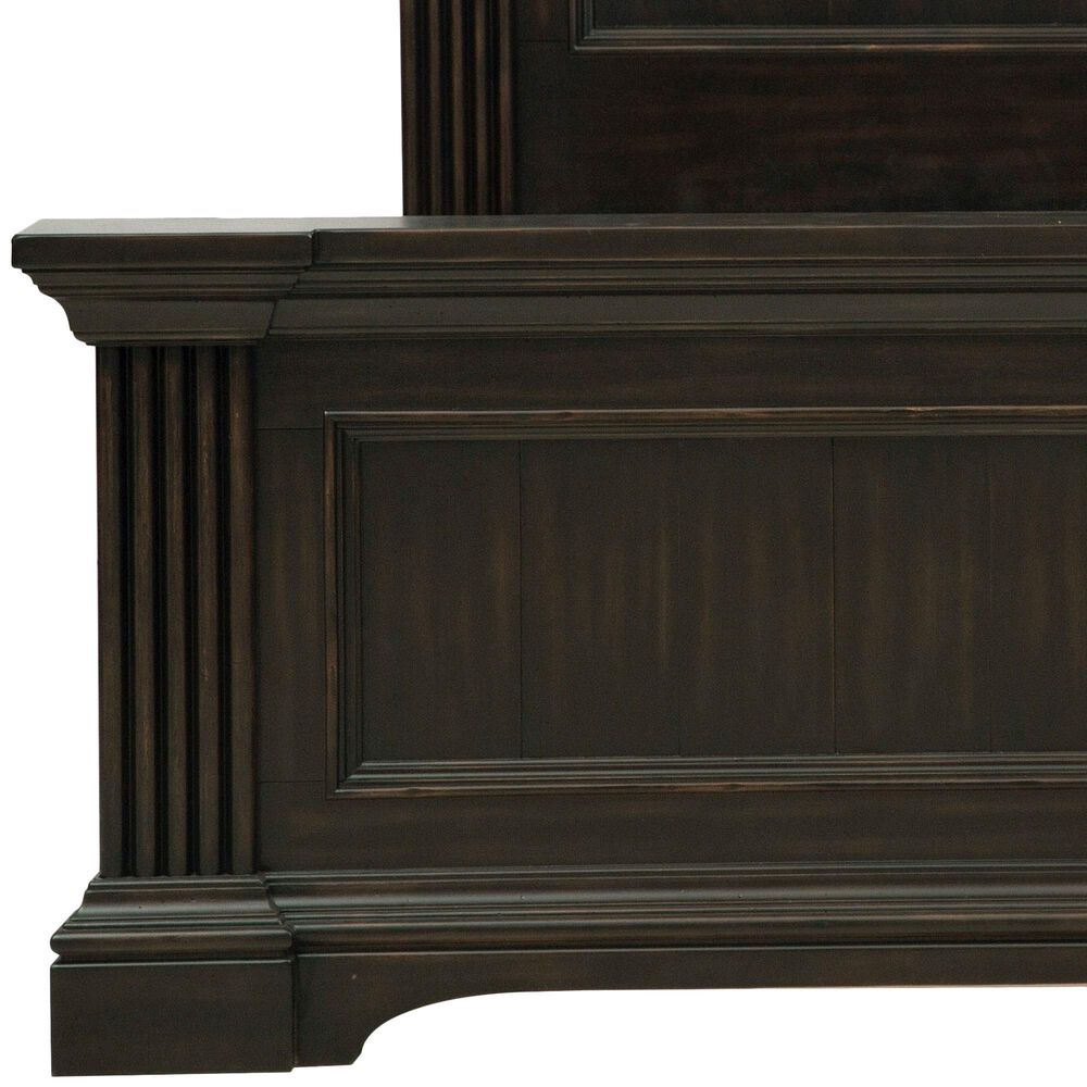 Nicolette Home Caldwell 3 Piece Queen Panel Bedroom Set in Deep Brown, , large