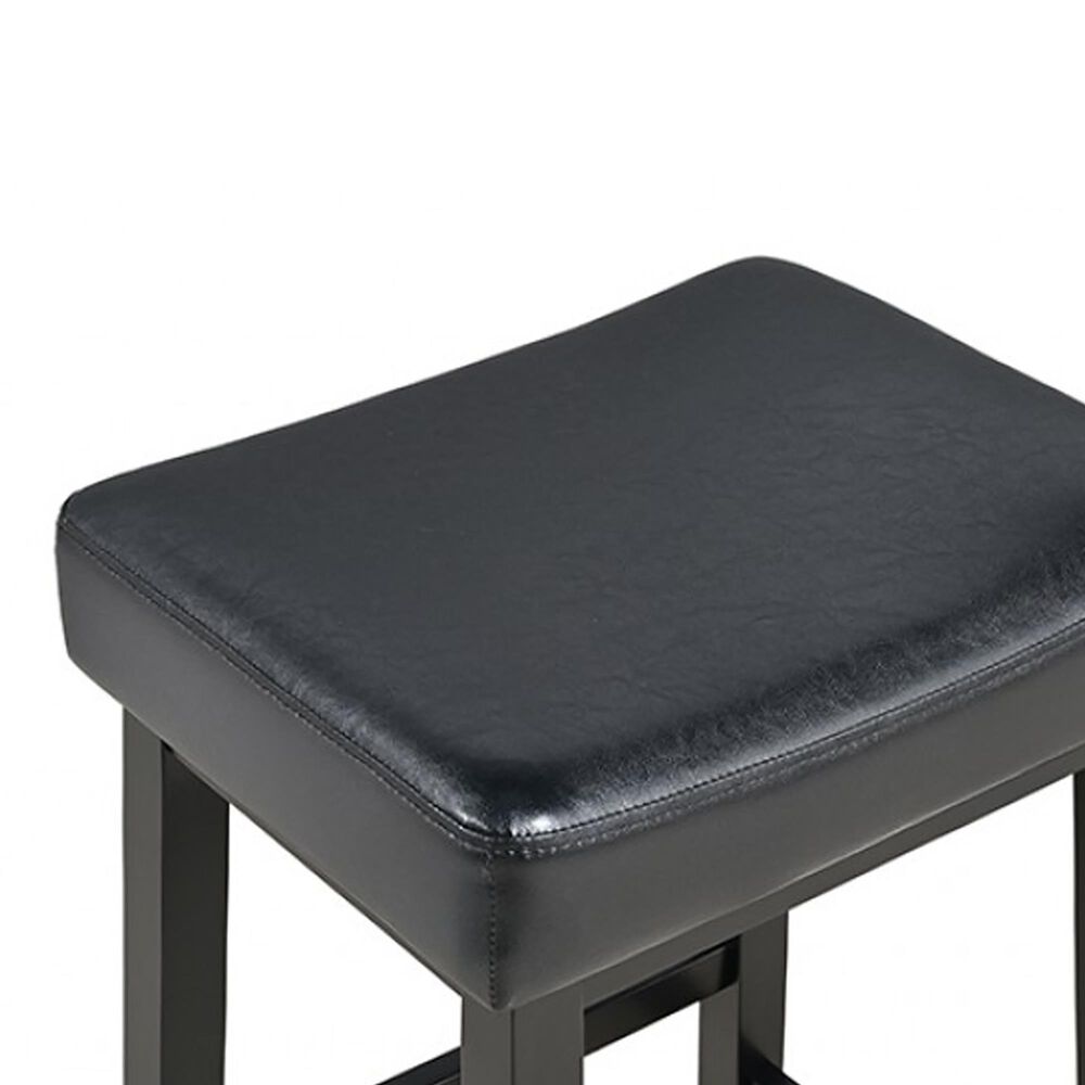 Furniture of America Albergo Counter Stool in Black, , large