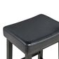 Furniture of America Albergo Counter Stool in Black, , large