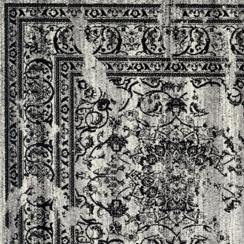 Safavieh Adirondack ADR101A-10SQ 10&#39; x 10&#39;  Silver/Black Square Rug, , large