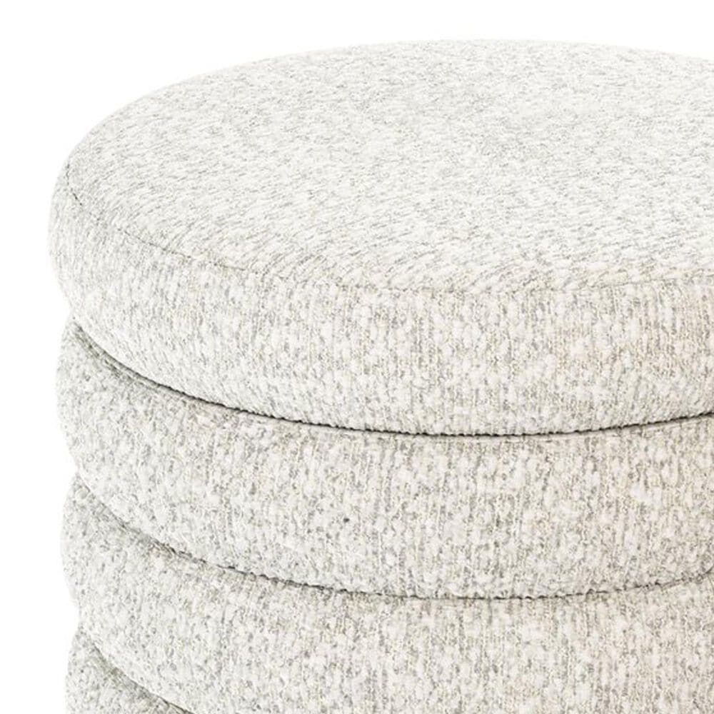 Golden Wave Furniture Zuri 19&quot; Ottoman with Storage and Tray in Soothe Fog, , large