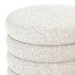 Golden Wave Furniture Zuri 19" Ottoman with Storage and Tray in Soothe Fog, , large