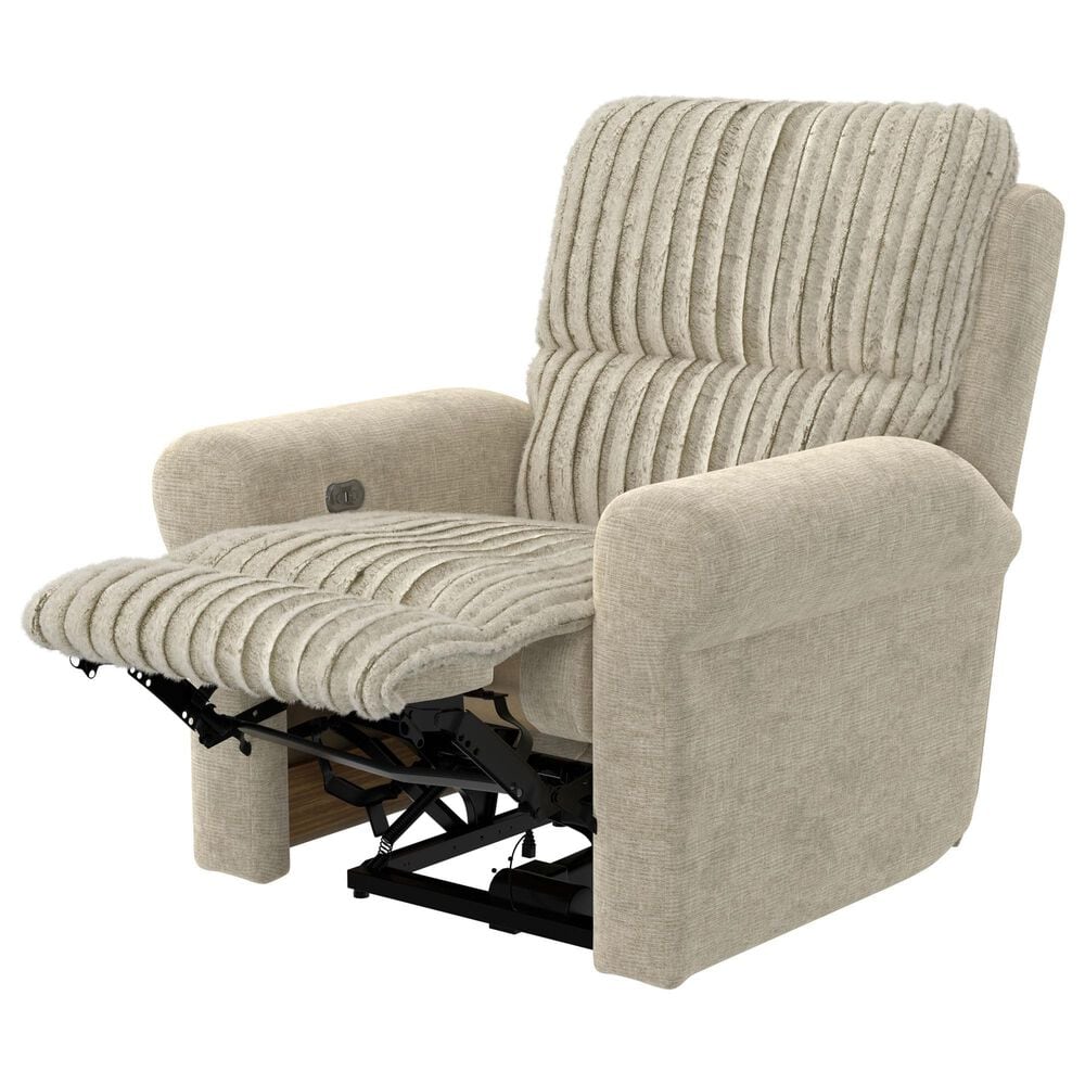 Catnapper Foxy Power Lay Flat Recliner with Zero Gravity in Porcelain, , large
