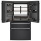 Cafe 22.3 Cu. Ft. 4-Door French Door Refrigerator in Matte Black, , large