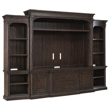 Belle Furnishings Paradise Valley Entertainment Center in Saddle Brown, , large