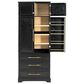 HOMLUX 78.2" Tall Farmhouse Kitchen Pantry Cabinet with 8 Door Shelves, Storage Cabinet with 3 Adjustable Shelves, 3 Large Drawers, Versatile Cupboard for Kitchen, Dining & Bathroom, Ash Black, , large