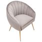 Zuo Modern Max Accent Chair in Gray Velvet, , large