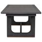 Flexsteel Waterfall Rectangular Dining Table in Ebony - Table Only, , large
