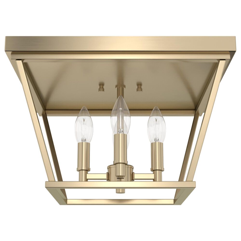 Hunter Laurel Ridge 4-Light Flush Mount in Alturas Gold, , large