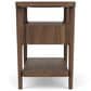 Riverside Furniture Delia Chairside Table in Nouveau Walnut, , large