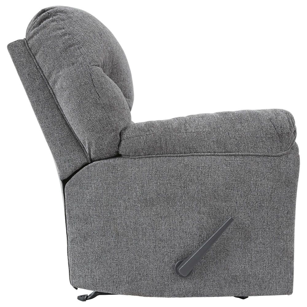 Signature Design by Ashley Allmaxx Rocker Recliner in Pewter, , large