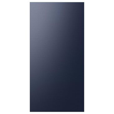 Samsung Bespoke 4-Door French Door Refrigerator Top Panel in Navy Steel, , large