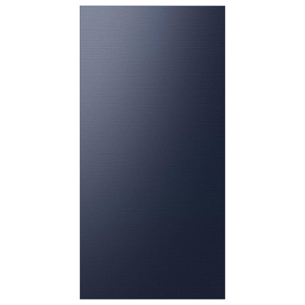Samsung Bespoke 4-Door French Door Refrigerator Top Panel in Navy Steel, , large