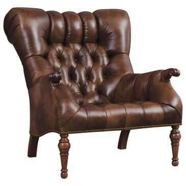 Stickley Furniture Fine Upholstery Leopold"s Chair in Rialto Coffee, , large