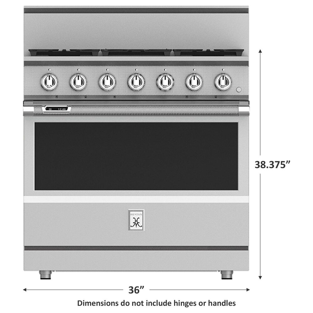 Hestan KRD Series 5.8 Cu. Ft. Slide-In Dual Fuel Natural Gas Range in Steeletto, , large