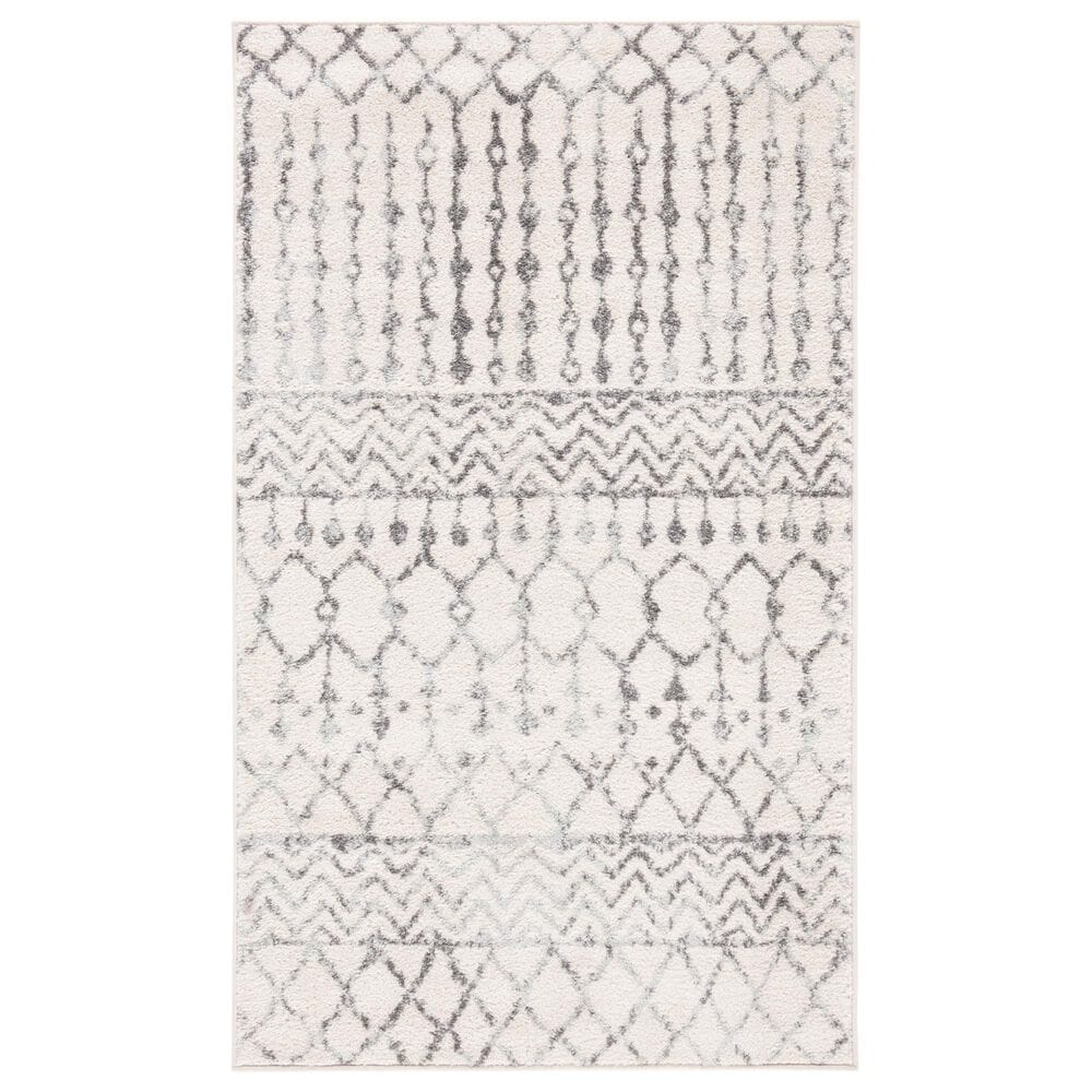 Safavieh Tulum TUL270A 3" x 5" Ivory and Grey Area Rug, , large