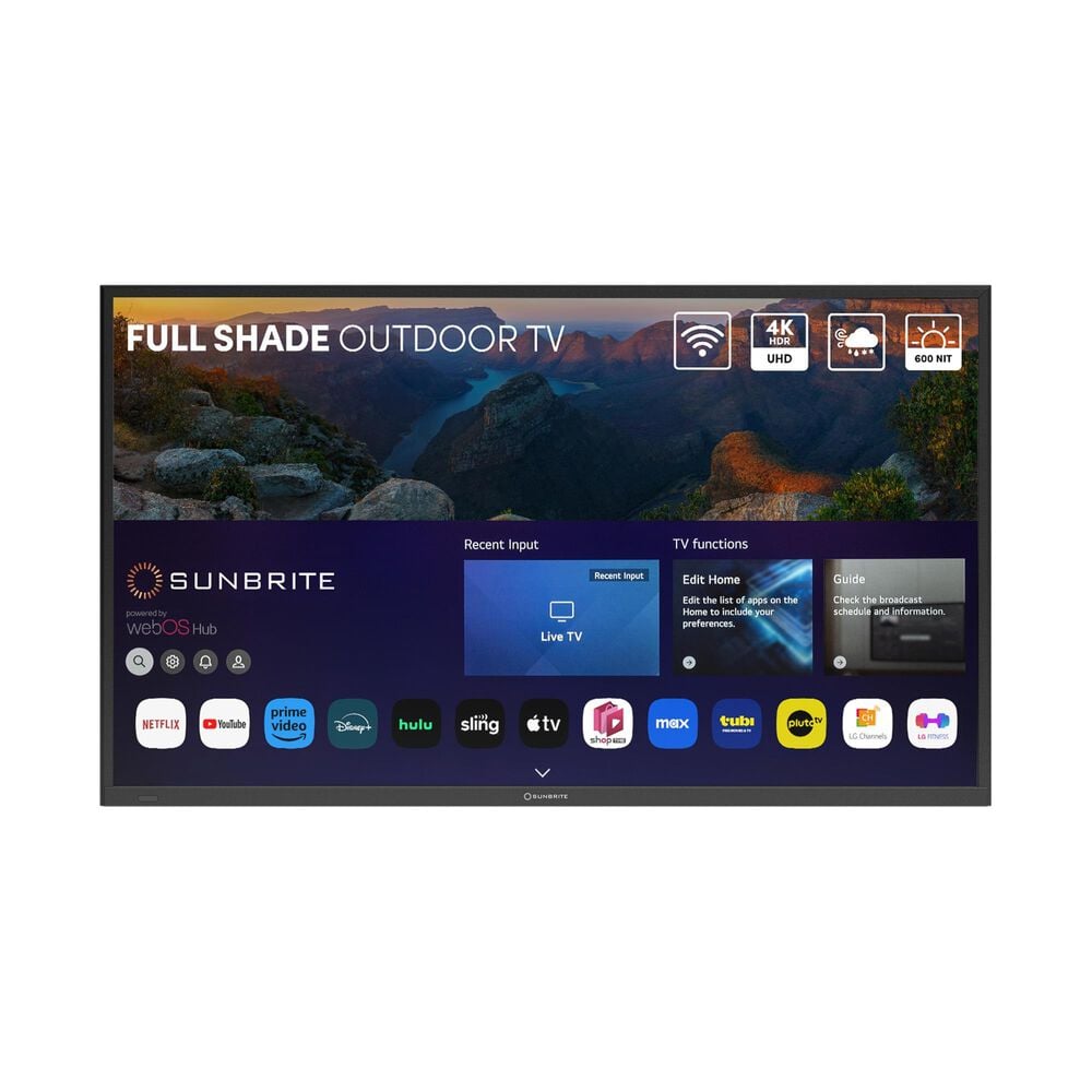 Sunbrite 55" Veranda 4 Series - Smart Outdoor TV - Full Shade - 4K UHD HDR, , large