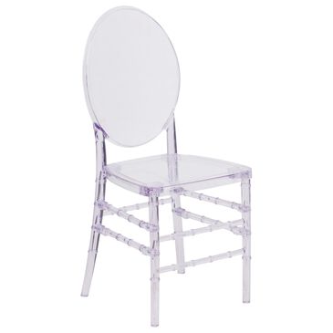 Flash Furniture Stackable Florence Chair in Clear, , large