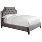 Simeon Collection Jasmine King Upholstered Bed in Flannel, , large