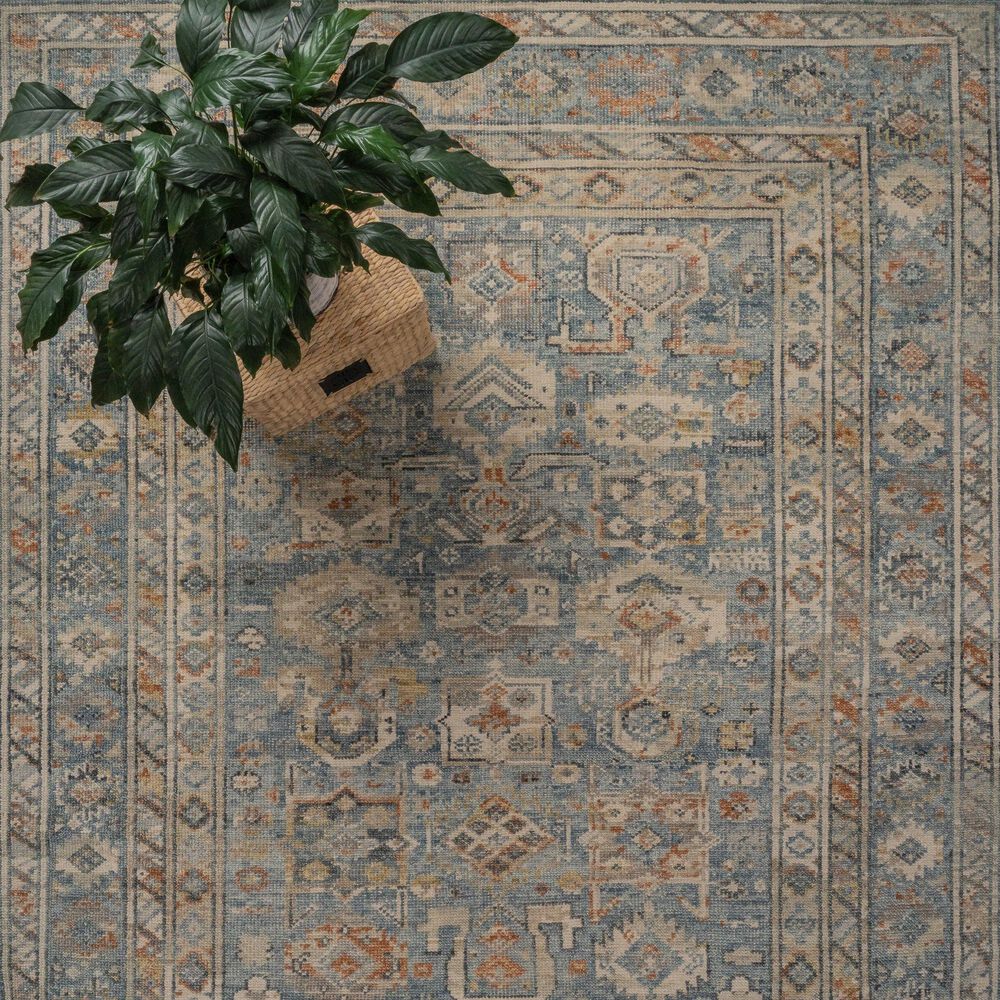 Capel Braymore Barrett 5&#39; x 8&#39; Medium Blue Area Rug, , large