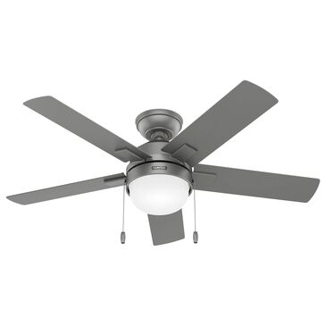 Hunter Zeal 44" Indoor Ceiling Fan in Matte Silver, , large