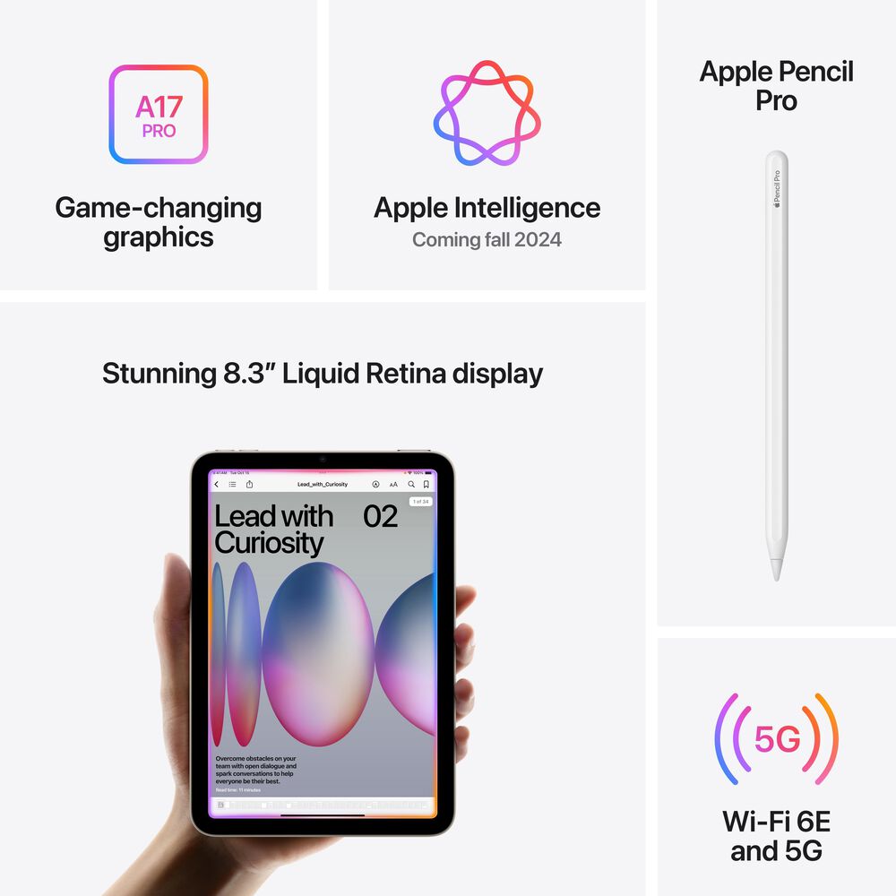 Apple iPad mini Wi-Fi + Cellular 128GB - Purple, , large