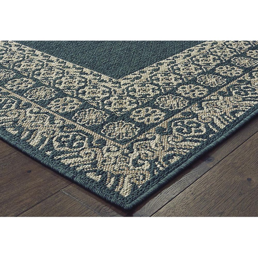 Oriental Weavers Latitude 1503B 3&#39;3&quot; x 5&#39; Blue Area Rug, , large