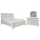 Ashley 3-Piece Queen Storage Bedroom Set in Antique White, , large