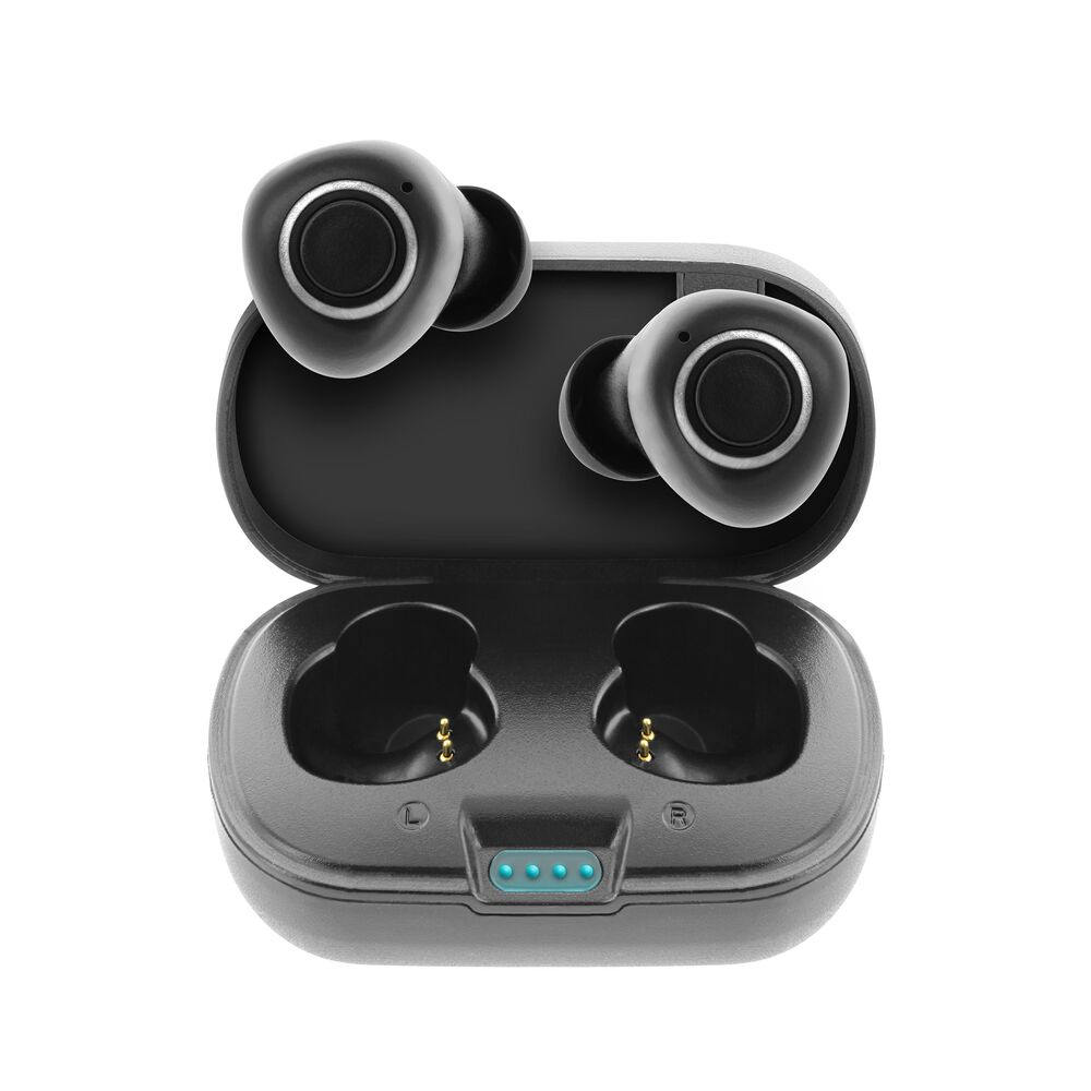 Sentry RGB True Wireless Earbuds and Case in Black, , large
