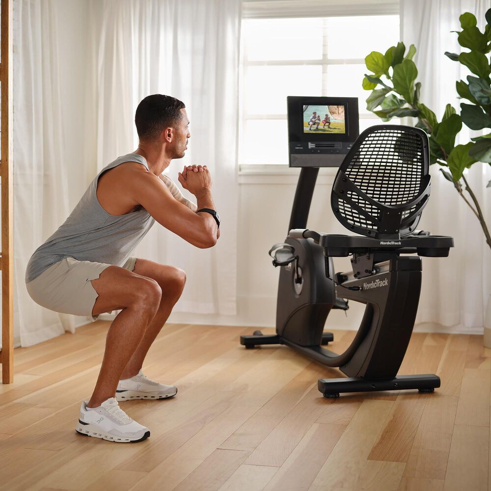 NordicTrack 10 Recumbent Bike for a Comfortable Indoor Cycling Experience, , large