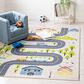 Safavieh Kids Playhouse 8"9" x 12" Beige and Green Rug, , large