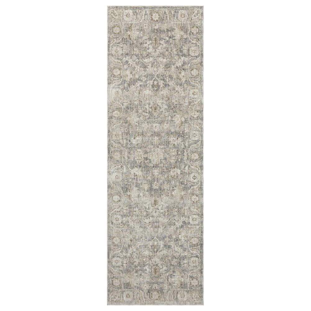 Amber Lewis x Loloi Honora 2"7" x 10" Slate and Beige Runner, , large