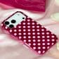 Velvet Caviar MagSafe Case for Apple iPhone 18 Pro Max/17 Pro Max in Raspberry Polka Dot, , large
