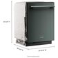 KitchenAid 24" Third Rack Dishwasher with Bar Handle, Advanced ProDry System and Ultra-Bright LED Lighting in Juniper, , large