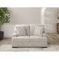 Ashley High Profile Stationary Loveseat in Taupe, , large