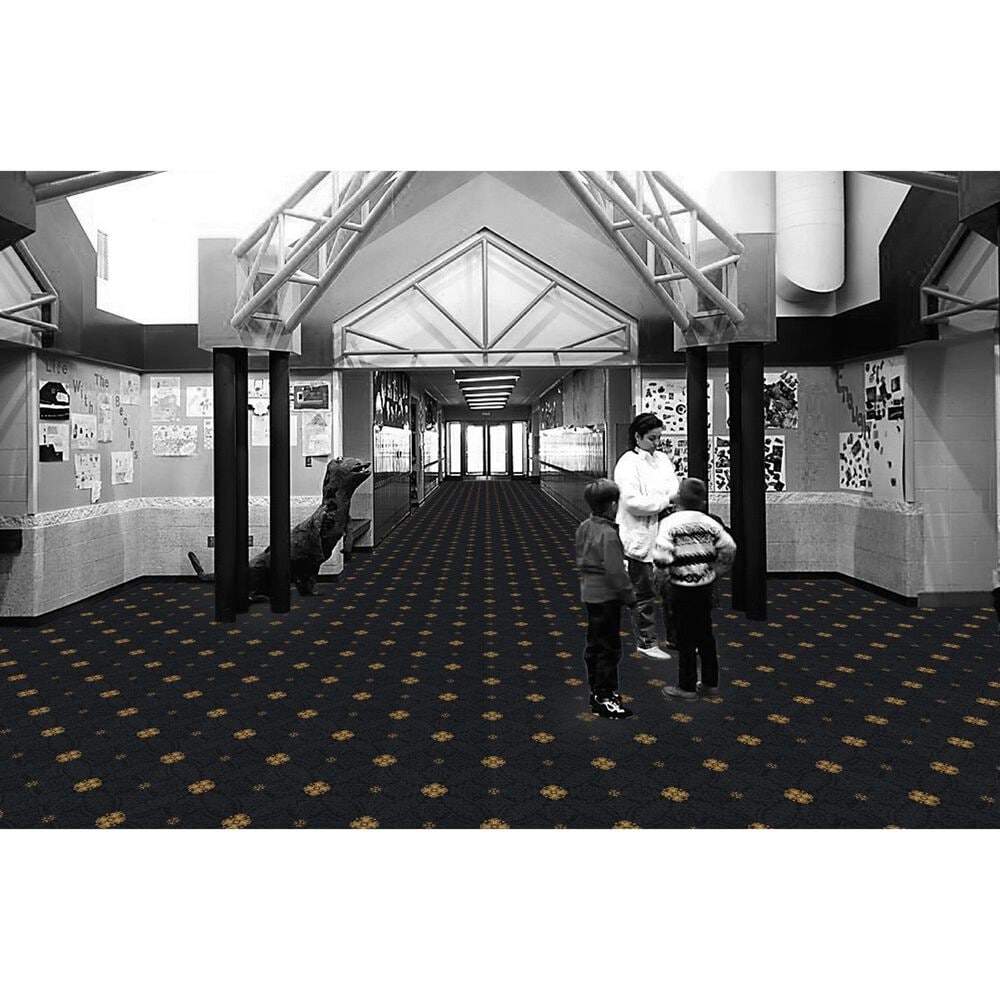 Milliken Brand Code Fort Wood Essentials Carpet in Black, , large