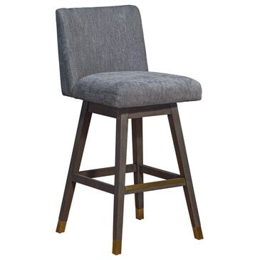 Blue River Basila Swivel Barstool in Gray, , large
