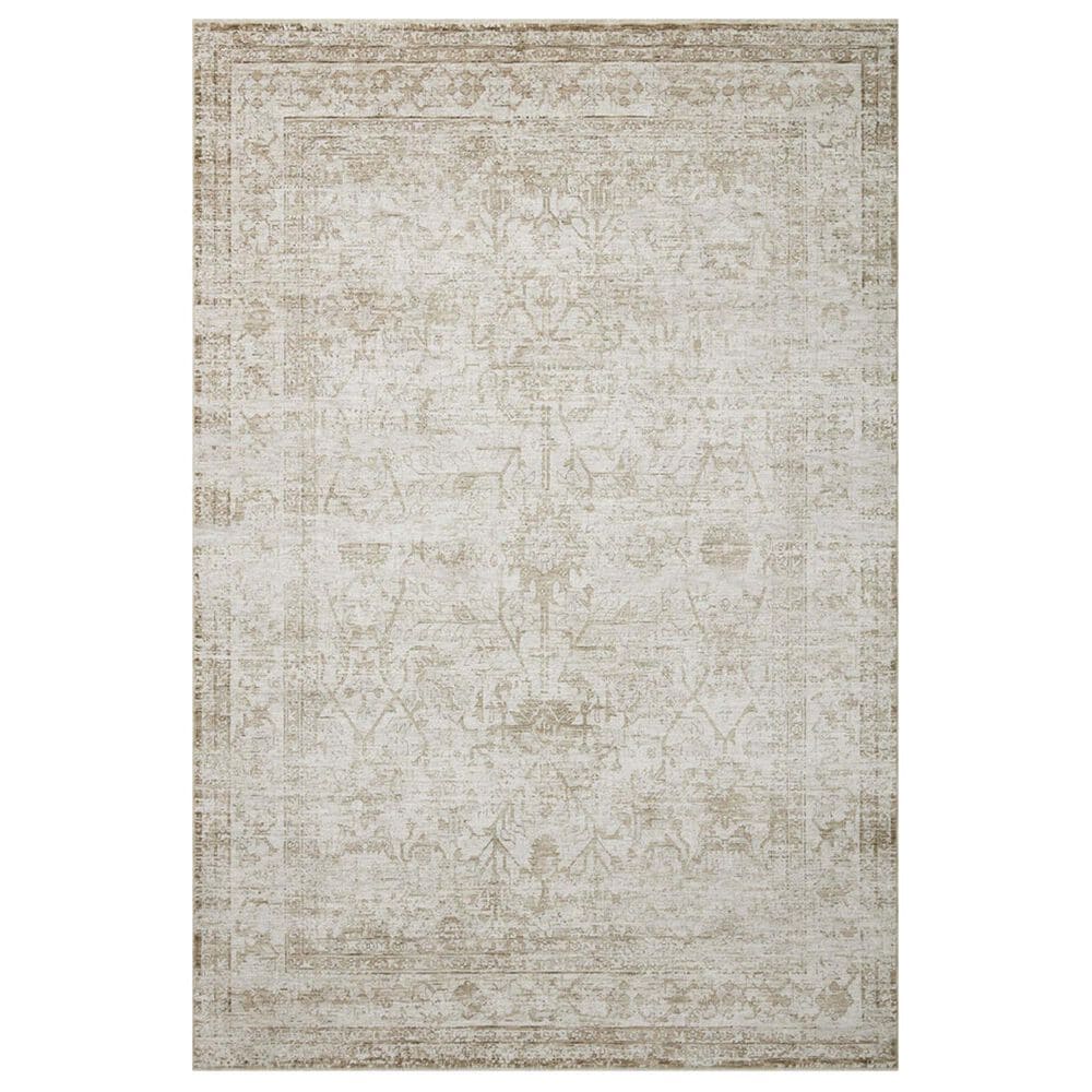 Amber Lewis x Loloi Honora Ivory and Natural 5"3" x 7"9" Area Rug, , large