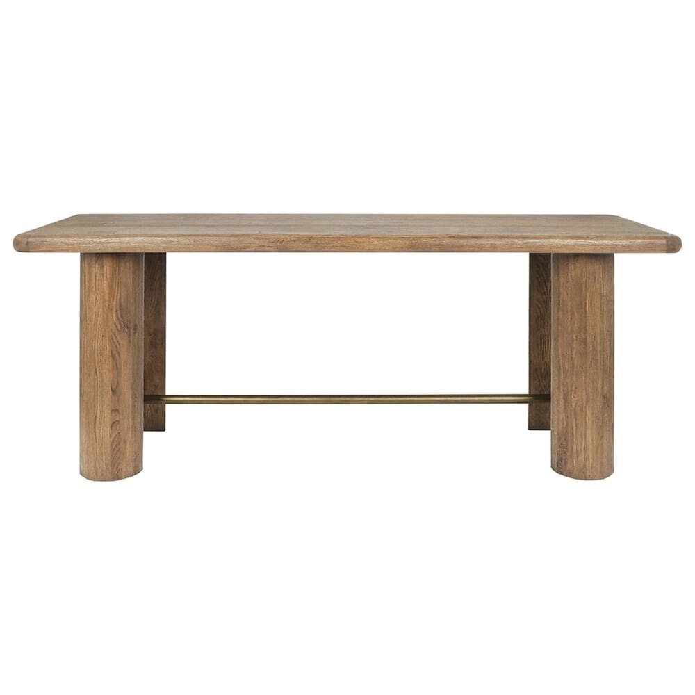 Classic Home Tacoma Counter Height Table in Natural and Brass - Table Only, , large