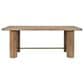 Classic Home Tacoma Counter Height Table in Natural and Brass - Table Only, , large